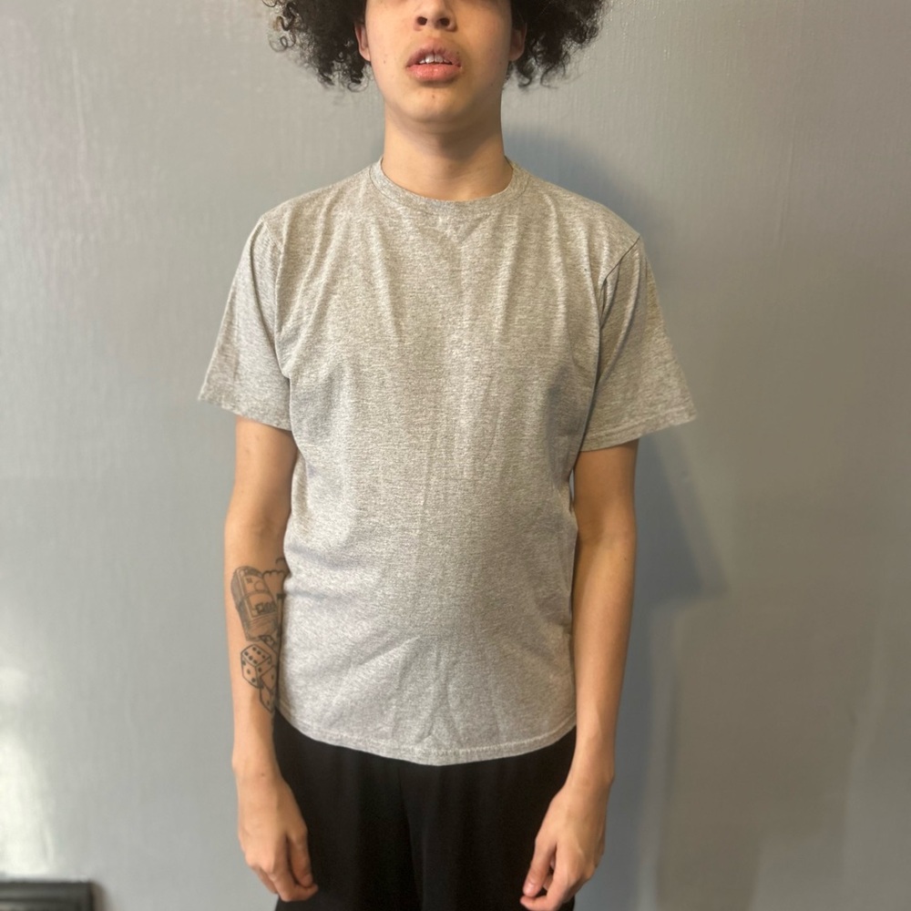 adidas Light Gray Men's Short Sleeve Tee
